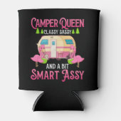 Camper Queen Classy Sassy Smart Funny Funny Girl Dosenkühler (Vorderseite)