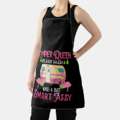 Camper Queen Classy Sassy Smart Funny Funny Girl Schürze (InSitu)