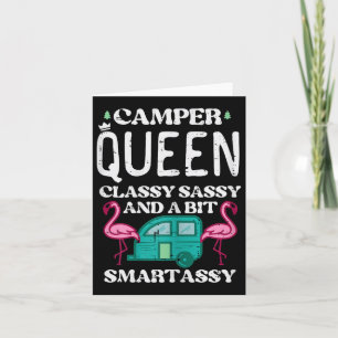 Camper Queen Cly Sy Smart Camping Rv Women Girls T Karte