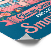 Camper Queen Cly Sy Smart Y Camng Rv Women  Poster (Ecke)