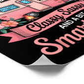 Camper Queen Cly Sy Smart Y Camng Rv Women Poster (Ecke)