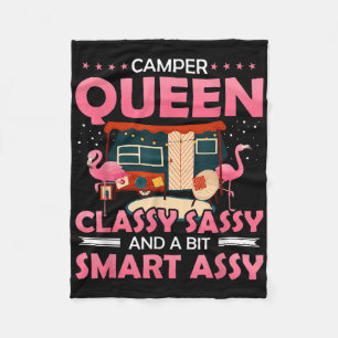 Camper Queen Cly Sy und ein etwas intelligenter, l Fleecedecke
