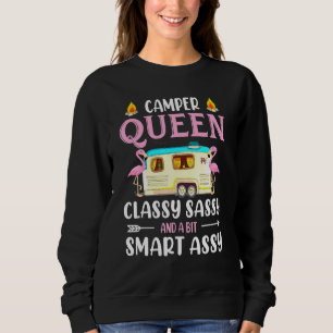 Camper Queen elegant und ein bisschen clever Sweatshirt