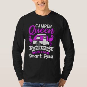 Camper Queen elegant und ein wenig clever Schnitt T-Shirt