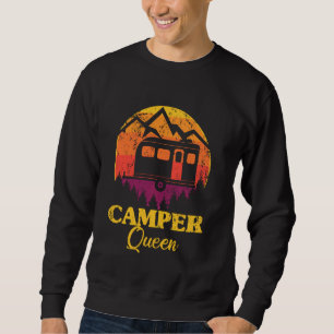 Camper Queen Retro Outdoor Vintage Girl - The Rest Sweatshirt