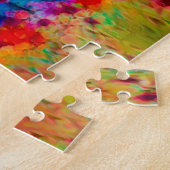 Camper Retro Hippie buntes Leben ist eine Reise Puzzle (Seite)