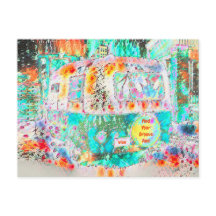 Camper Retro Hippie Groove und Vibe Pop Art