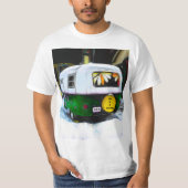 Camper Retro Hippie Life ist eine Reise zu gehen T-Shirt (Vorderseite)