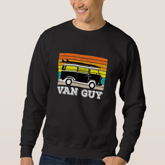 Camper Retro Vintag Van Life Caravan 1 Sweatshirt (Vorderseite)