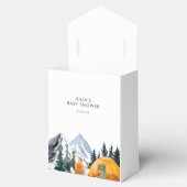 Camper | Rustikale Babydusche Geschenkschachtel (Geöffnet)