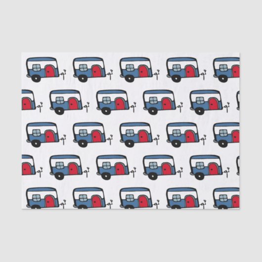 Camper Seidenpapier (Vorderseite)