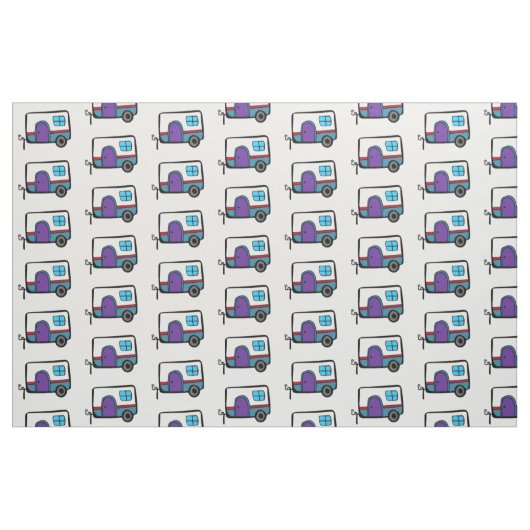 Camper Stoff (Fat Quarter (45,7 x 55,9 cm))