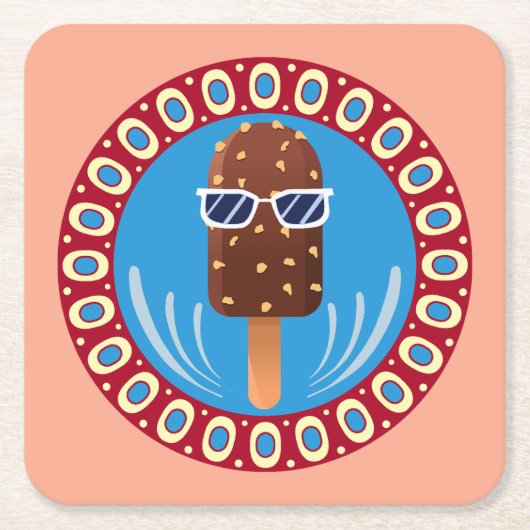 camper stuff rechteckiger pappuntersetzer (Vorderseite)