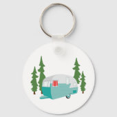 Camper-Szene Schlüsselanhänger (Vorderseite)