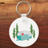 Camper-Szene Schlüsselanhänger (Vorderseite)