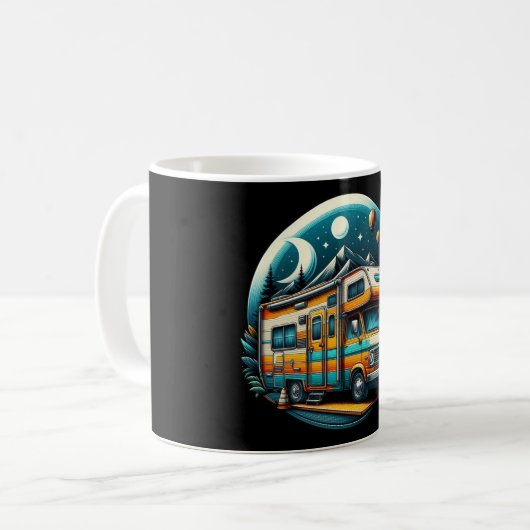Camper-Tasse! Kaffeetasse (Vorderseite Links)