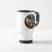Camper Travel Mug With A Camping Site Reisebecher (VorderseiteRechts)