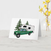 Camper Truck Karte (Gelbe Blume)
