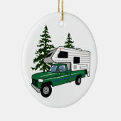Camper Truck Keramik Ornament (Rechts)