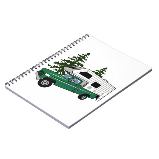 Camper Truck Notizblock (Linke Seite)