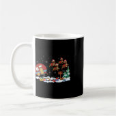 Camper Van Dackel Dog Sleigh Weihnachtsmannmütze C Kaffeetasse (Links)