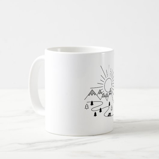 Camper Van Kaffeetasse (Vorderseite Links)