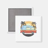 Camper Van Magnet (Vorderseite/Rückseite)