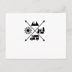 Camper Van Postkarte