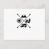 Camper Van Postkarte (Vorderseite)