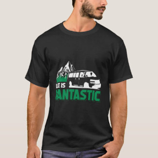 Camper Van Travel Life ist fantastisch Reisende Va T-Shirt