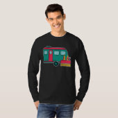 Camper Van Wine Cute Outdoor T-Shirt (Vorne ganz)