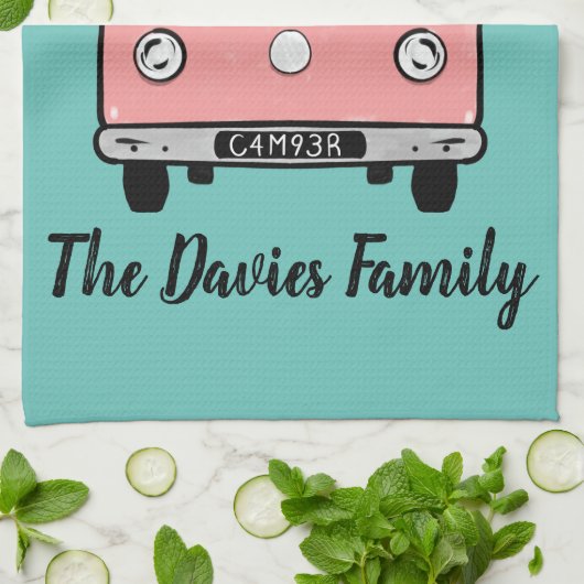 Camper van Zubehör so rollen wir Geschirrtuch (Gefaltet)