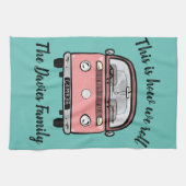 Camper van Zubehör so rollen wir Geschirrtuch (Horizontal)