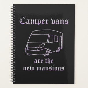 Camper Vans neue Häuser Lila Irid. ABl. Planer
