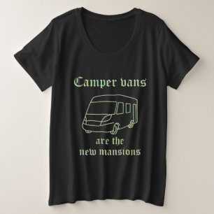 Camper Vans neue Häuser YG Irid. Große Größe T-Shirt