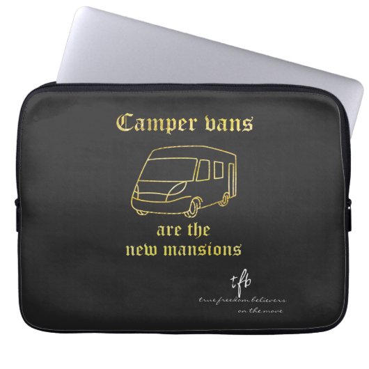 Camper verkauft neue Herrenhäuser Gold Laptopschutzhülle (Vorderseite)