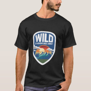 Camper Wanderer Pfadfinder Camping Wandern Berge W T-Shirt