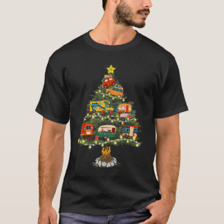 Camper Weihnachtsbaumfahrzeuge Camping RVing Trail T-Shirt