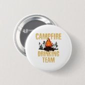 Campers Geschenk - Lagerfeuer-Trinkteam Campen Out Button (Vorne & Hinten)