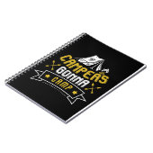 Campers Gonna Camp Notizblock (Linke Seite)