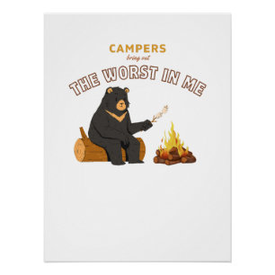 Campers holen das Schlimmste in Me aus - Bären-Cam Poster