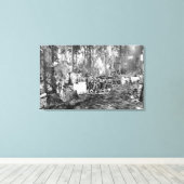 Campers Posing Leinwanddruck (Insitu (Holzboden))