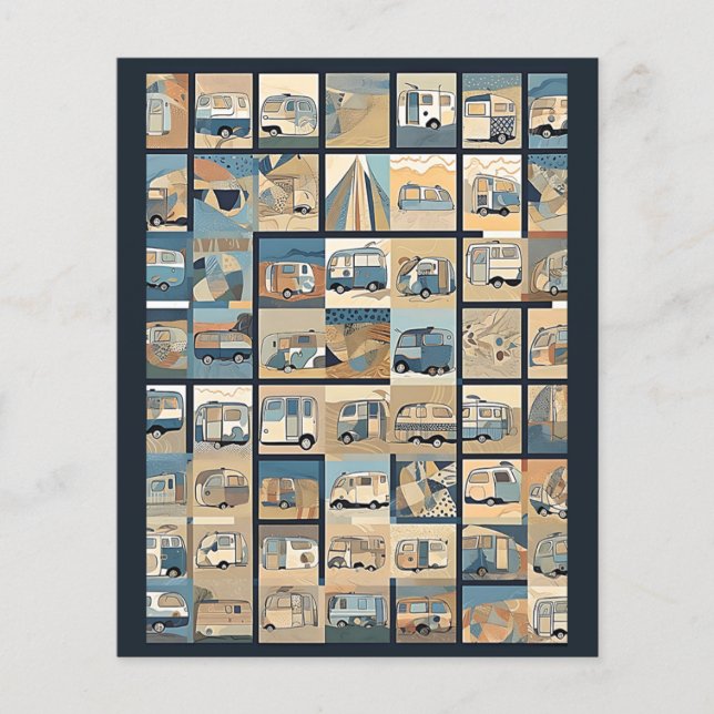 Campers Scrapbook Paper (Vorderseite)