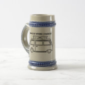 Campervan Bierglas (Vorderseite Links)