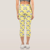 Campervan Cartoon Illustration Capri Leggings (Rückseite)
