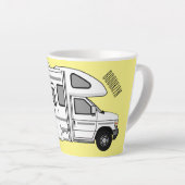 Campervan Cartoon Illustration Milchtasse (Rechte Ecke)