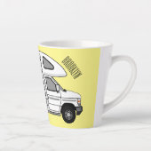 Campervan Cartoon Illustration Milchtasse (Rechts)