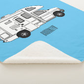 Campervan Cartoon Illustration Sherpadecke (3/4)