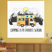Campervan Mountain Retreat Leinwanddruck (Insitu (Wohnzimmer))