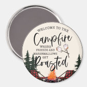 Campfeuer Magnet (Vorderseite/Rückseite)